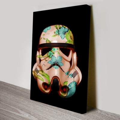 Stormtrooper Helmet Canvas Print Wall Art Hanging Giclee Star Wars 61x91cm   332326404428